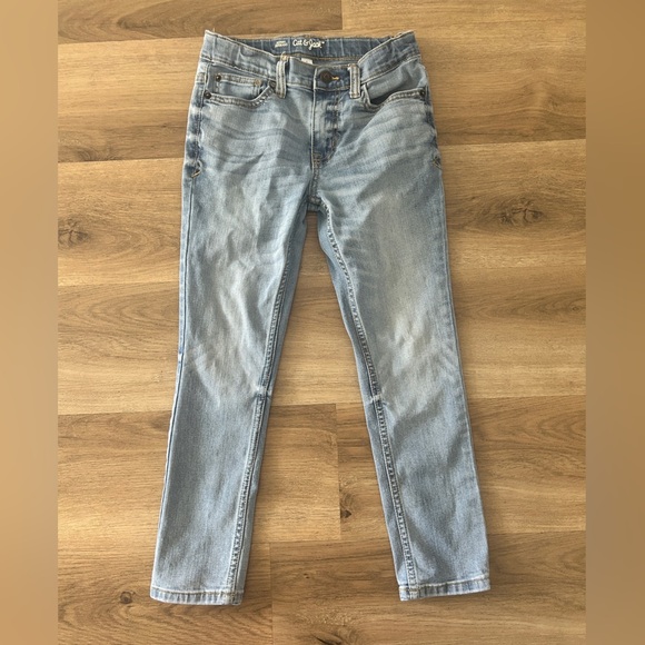 Cat & Jack Girls Skinny Jeans Light Wash, Size 8- EUC - Picture 1 of 8